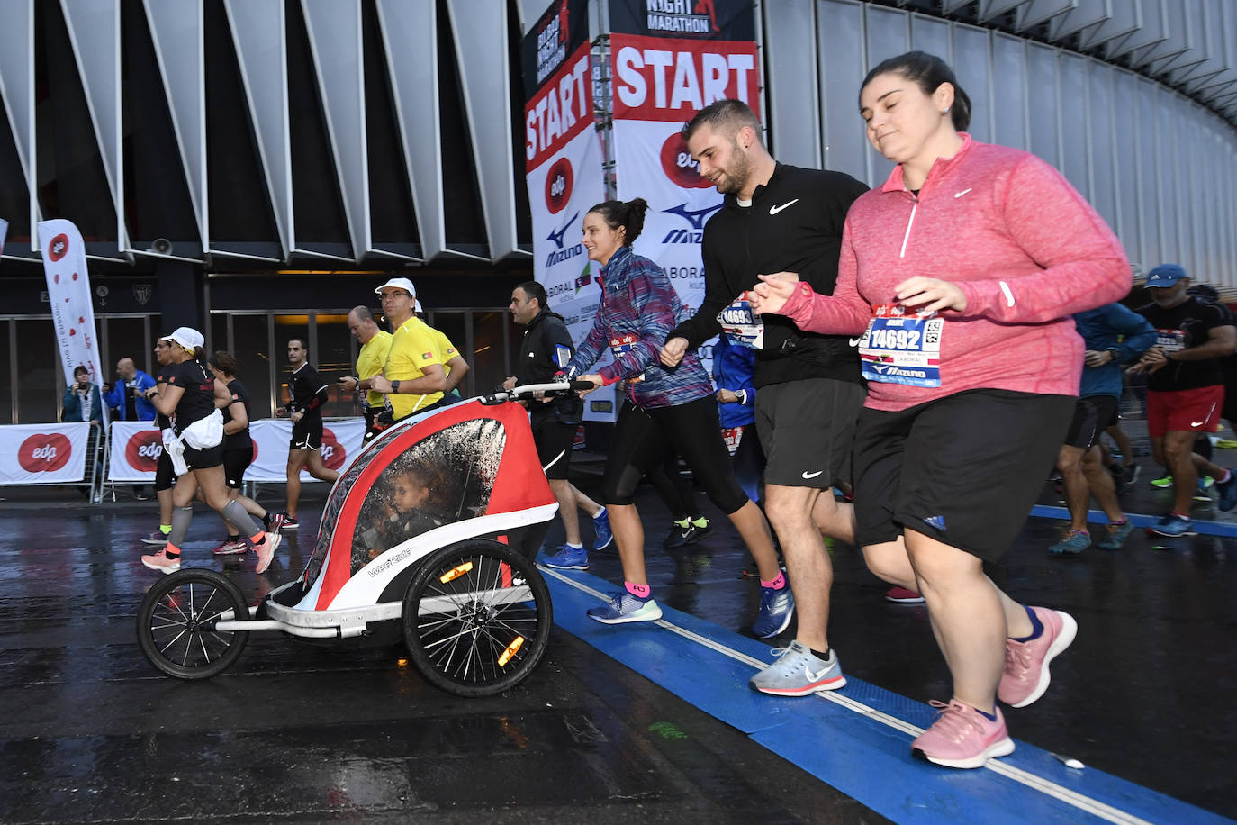 Fotos: Maratón nocturno en Bilbao