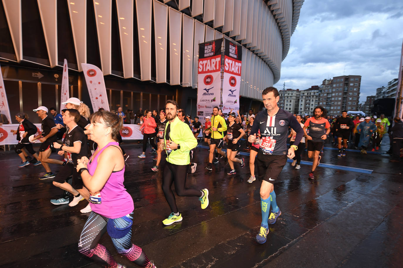 Fotos: Maratón nocturno en Bilbao