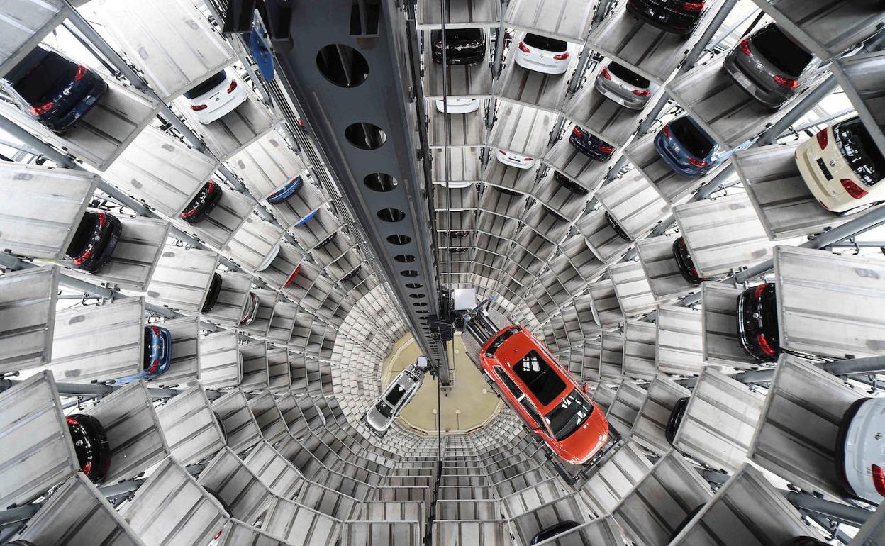 Fábrica de vehículos Volkswagen en Wolfsburg. 