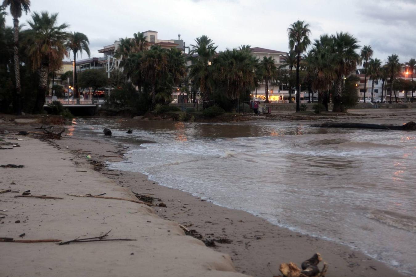 El municipio de Cambrills perjudicado tras las fuertes lluvias 