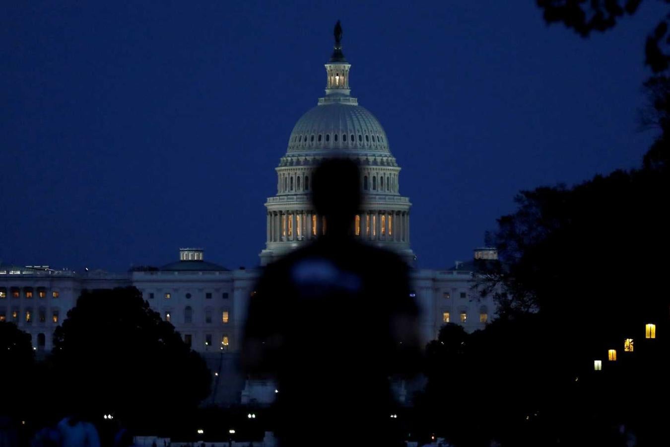 Vista del Capitolio en Washington