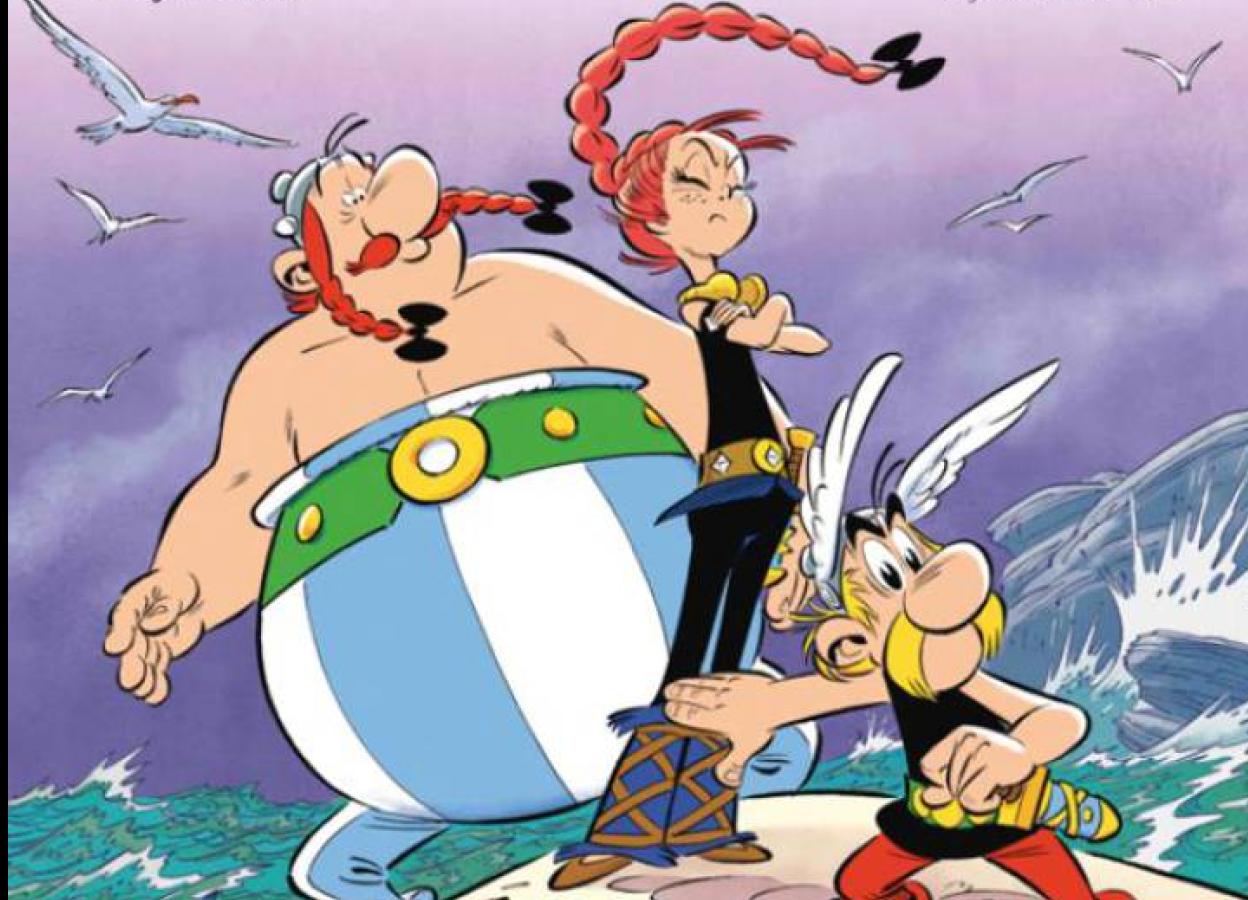 Asterixen komiki berriak neska nerabe bat du protagonista