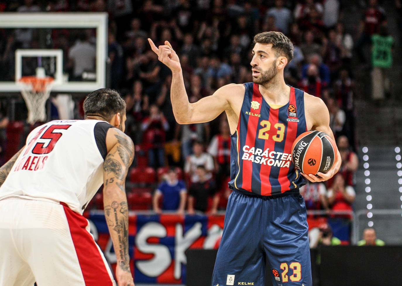 Las fotos del Baskonia - Olympiacos. 