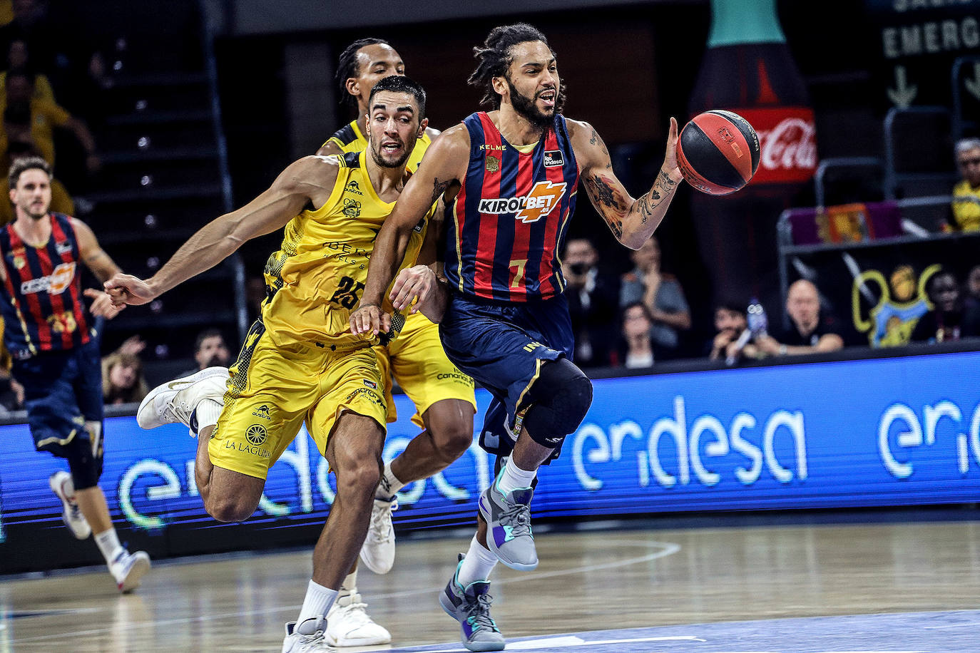 Un lance del partido. 