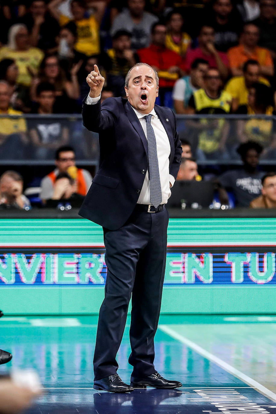 Un lance del partido. 