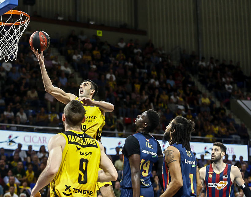 Un lance del partido. 