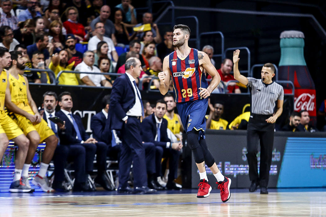 Un lance del partido. 