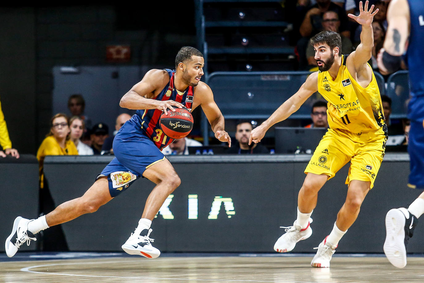 Un lance del partido. 