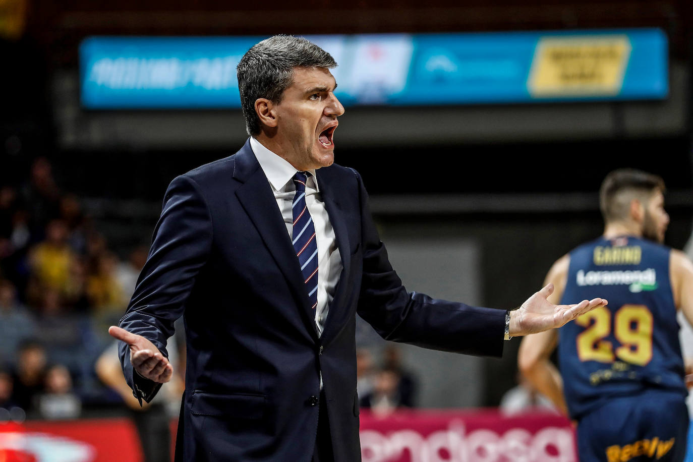 Un lance del partido. 