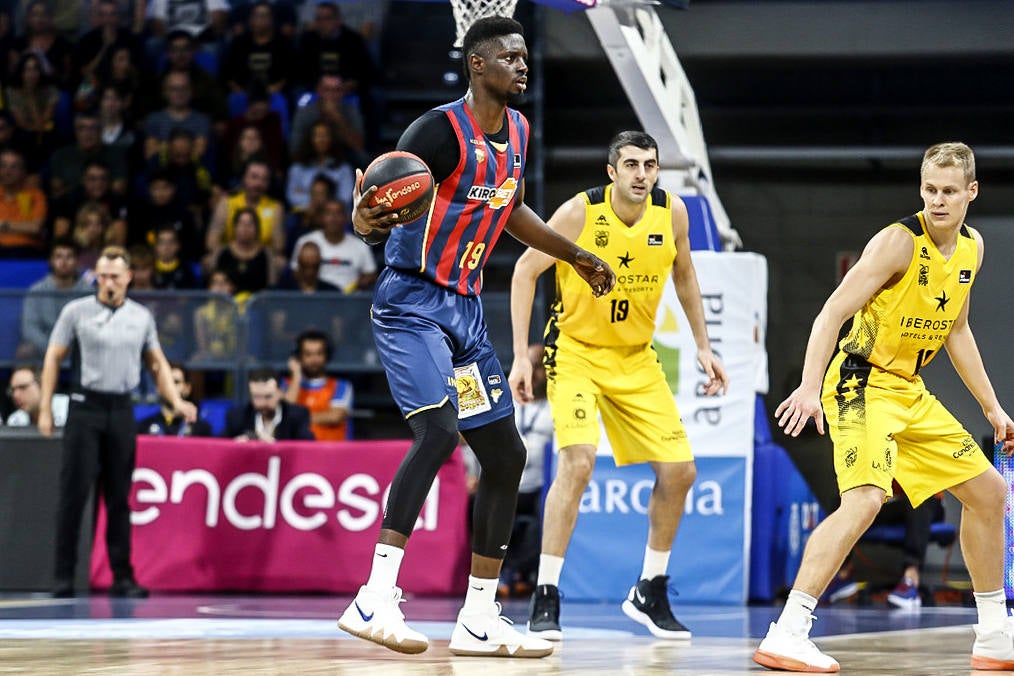 Un lance del partido. 