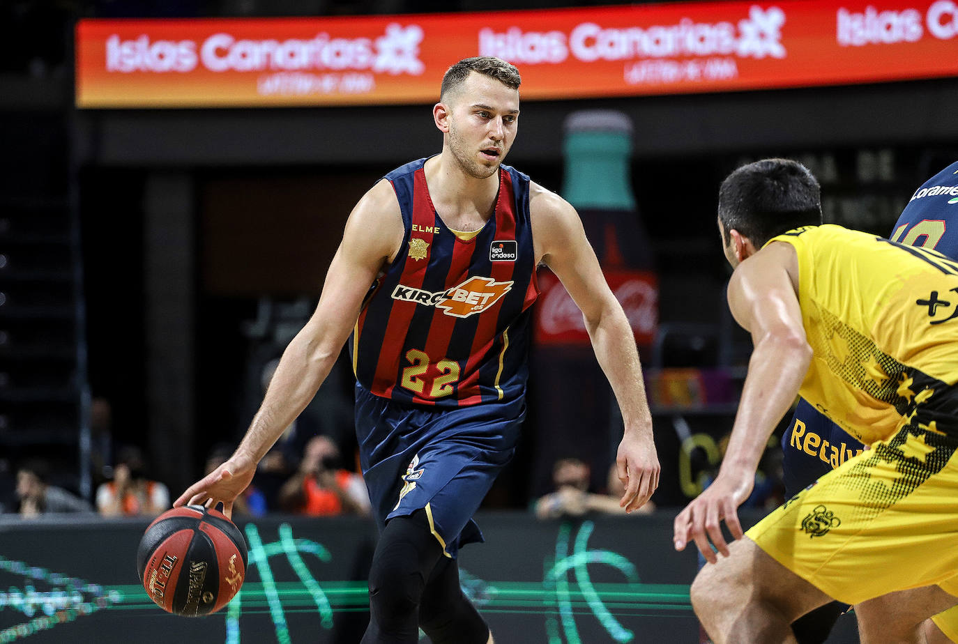 Un lance del partido. 