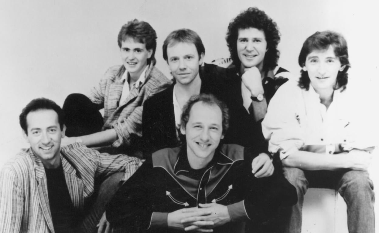 Dire Straits a mediados de los 80, con Mark Knopfler al frente.