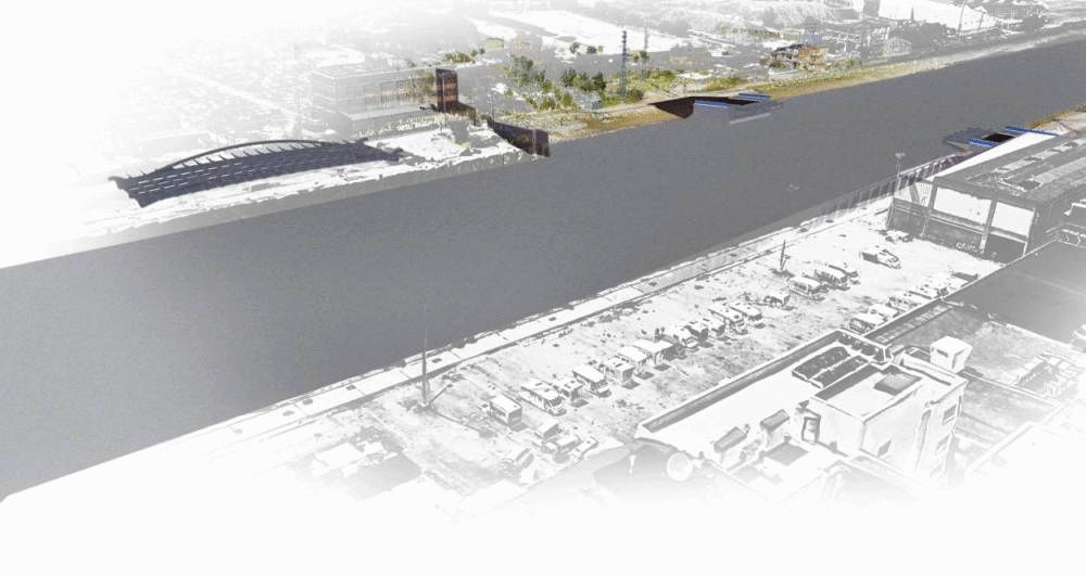 Dos barcazas gigantes traídas de Holanda montarán el nuevo puente de Zorrozaurre