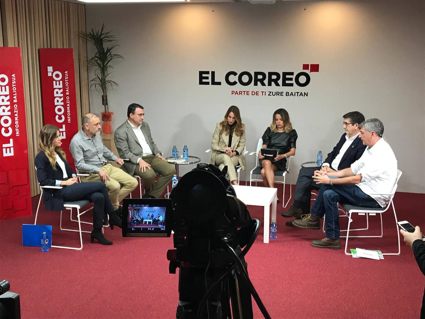 Fotos: Debate de los cabezas de lista por Bizkaia en EL CORREO
