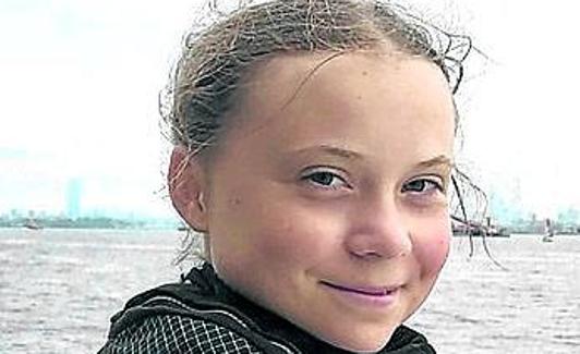 Greta Thunberg. 