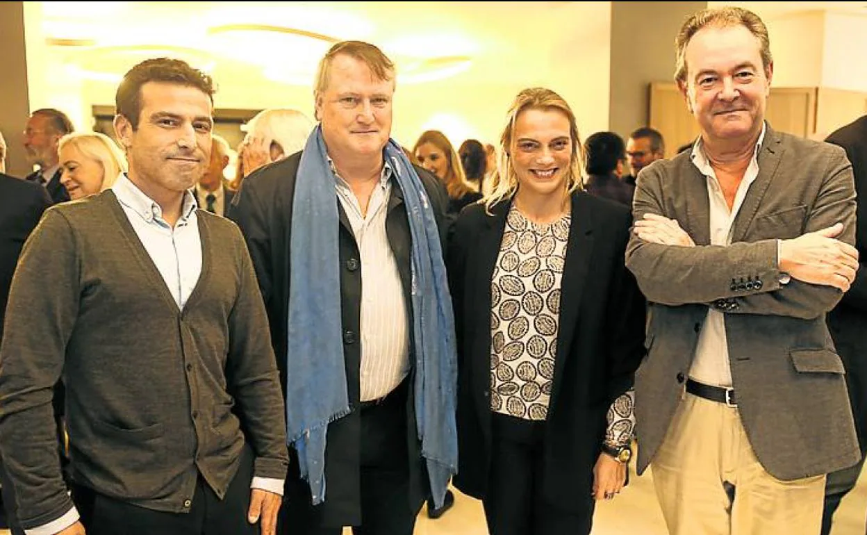 Carlos García, Jon Kepa Idoiaga, Raquel González y Antolín Lekue. 