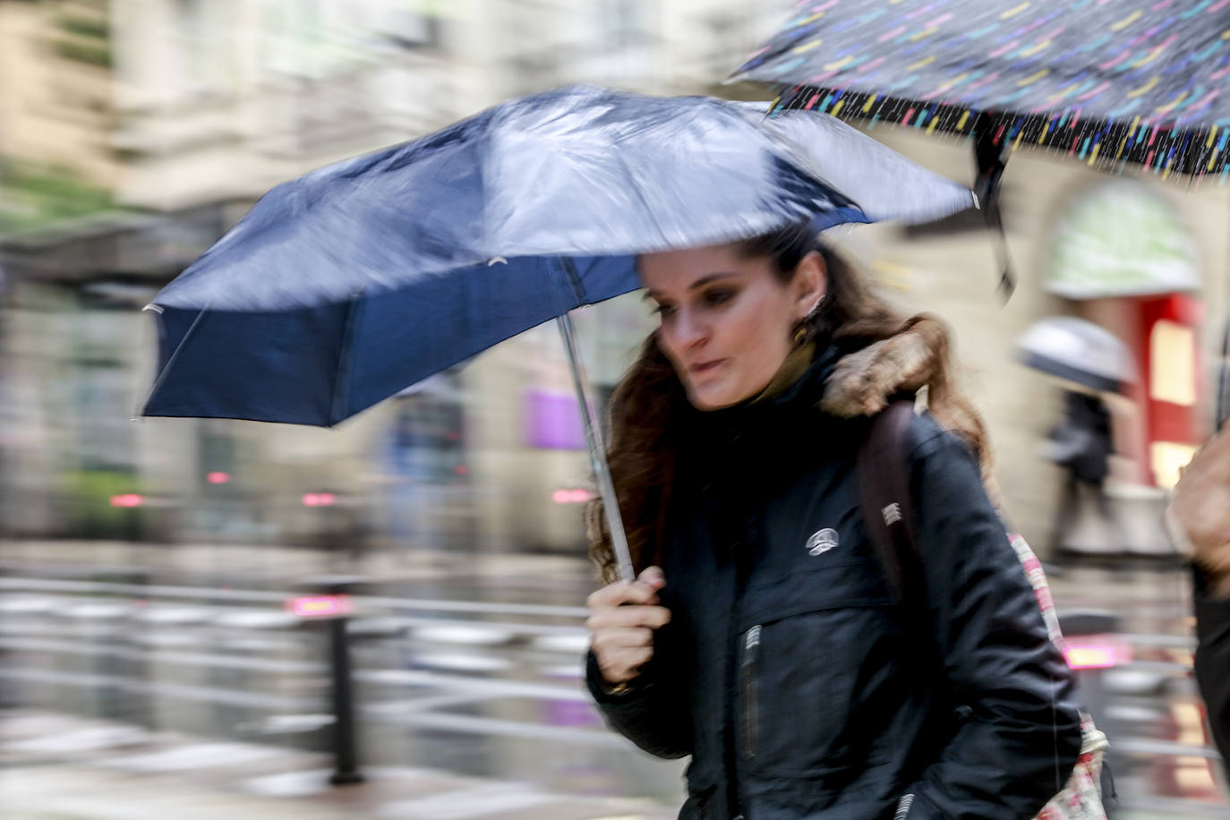 Fotos: Primeras nieves y persistentes lluvias en Álava