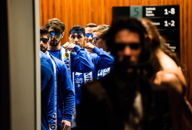 Samuel López, de 23 años y procedente de Torrevieja (Alicante), ha salido vencedor en el certamen de belleza que se ha celebrado en el BEC.