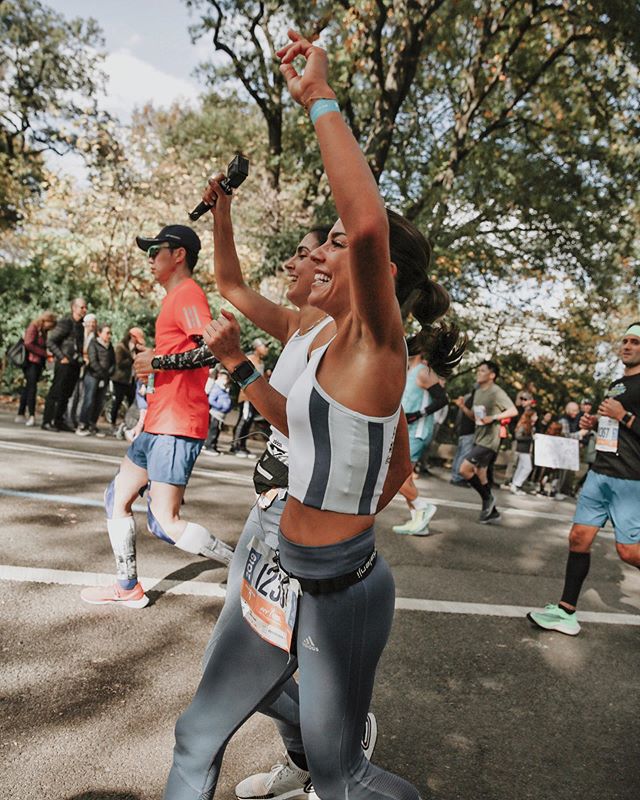 Paula Ordovás también ha corrido este año la maratón de Nueva York.