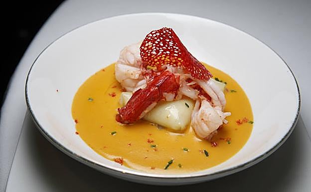 Ravioli de carabinero. 