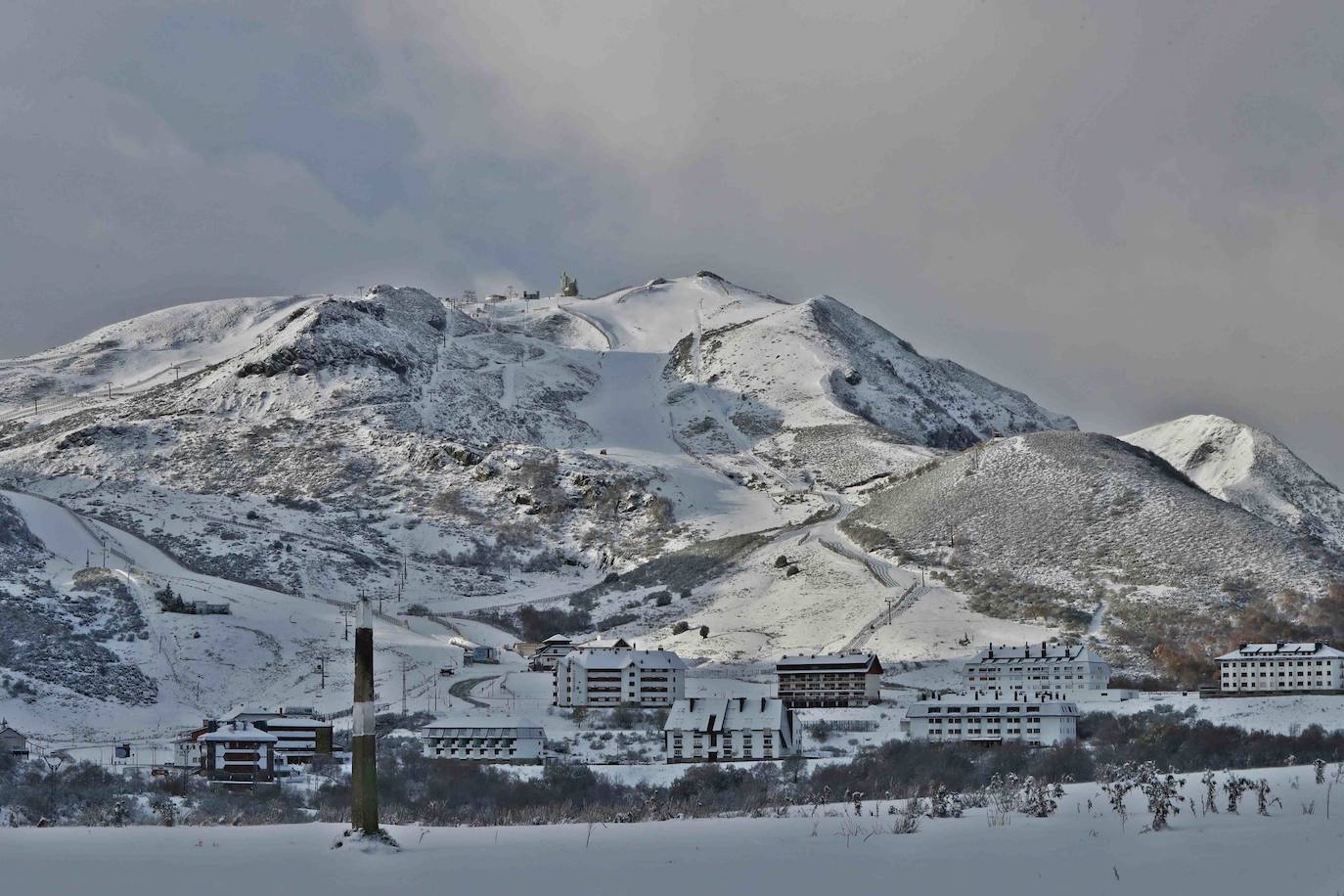 Los montes asturianos ofrecen imágenes de postal.