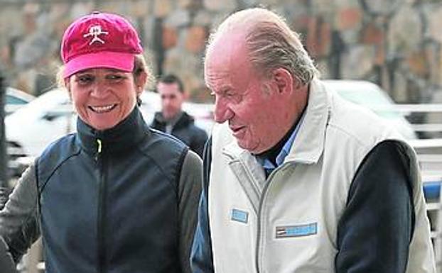 Don Juan Carlos y la infanta.