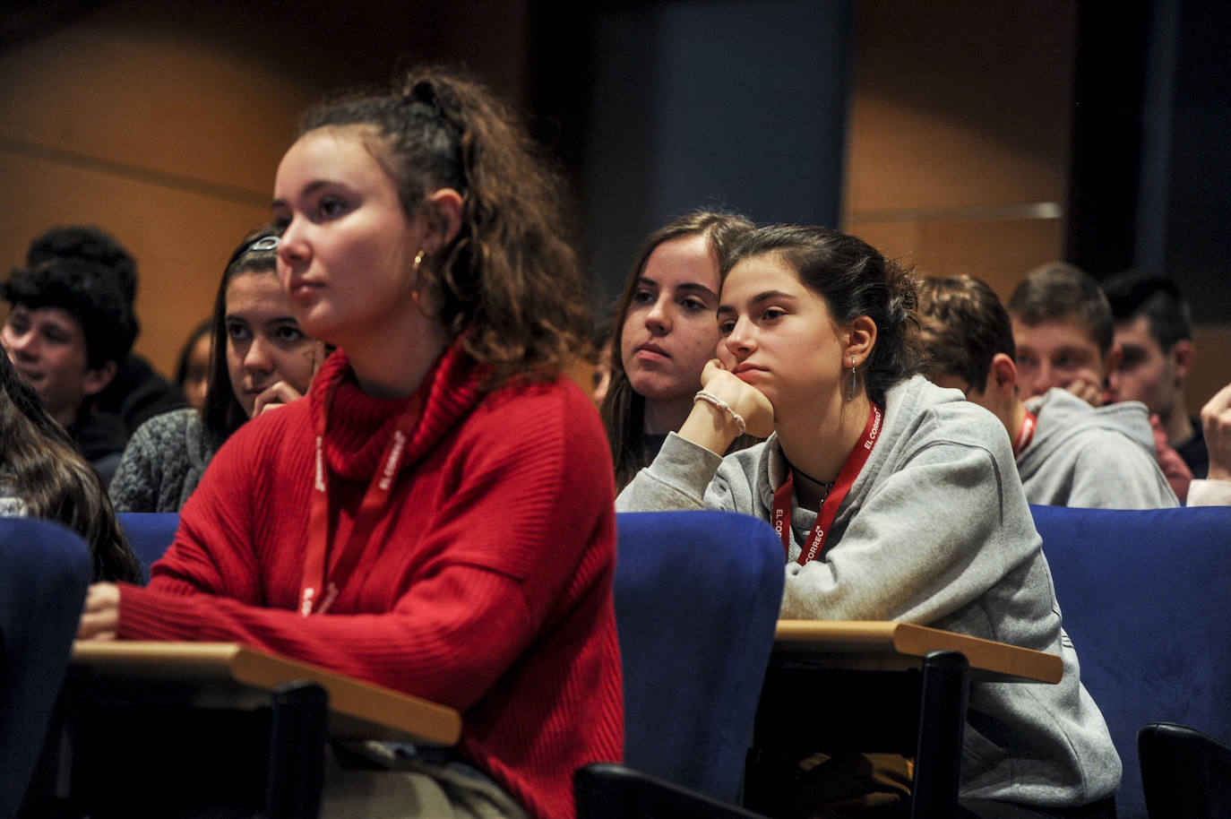 Alumnos de Olabide y Carmelitas Sagrado Corazón, durante la jornada.