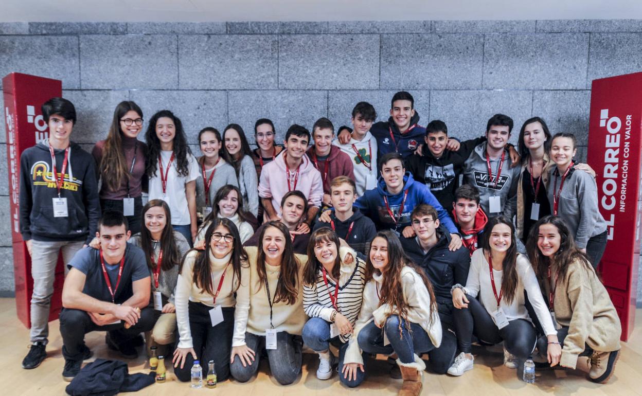 Los estudiantes de 1º A de Olabide no faltaron a la VI edición de Gazte Up.