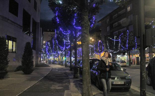 La iluminación navideña en Llodio se va a reforzar gracias a una mayor inversión. 