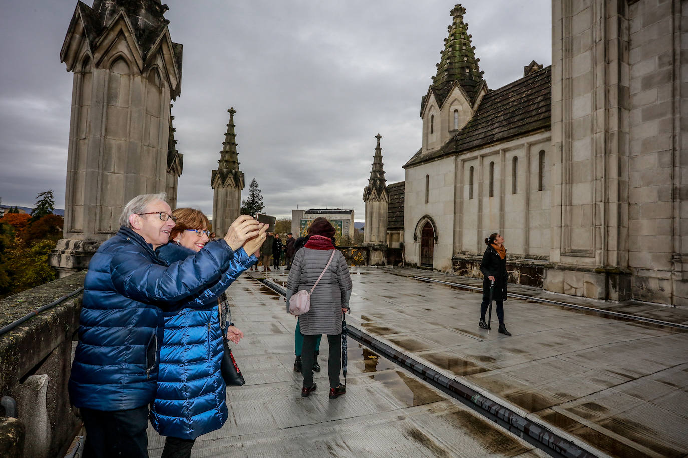 Los suscriptores de EL CORREO han podido disfrutar de unas bellas vistas desde la azotea del templo.