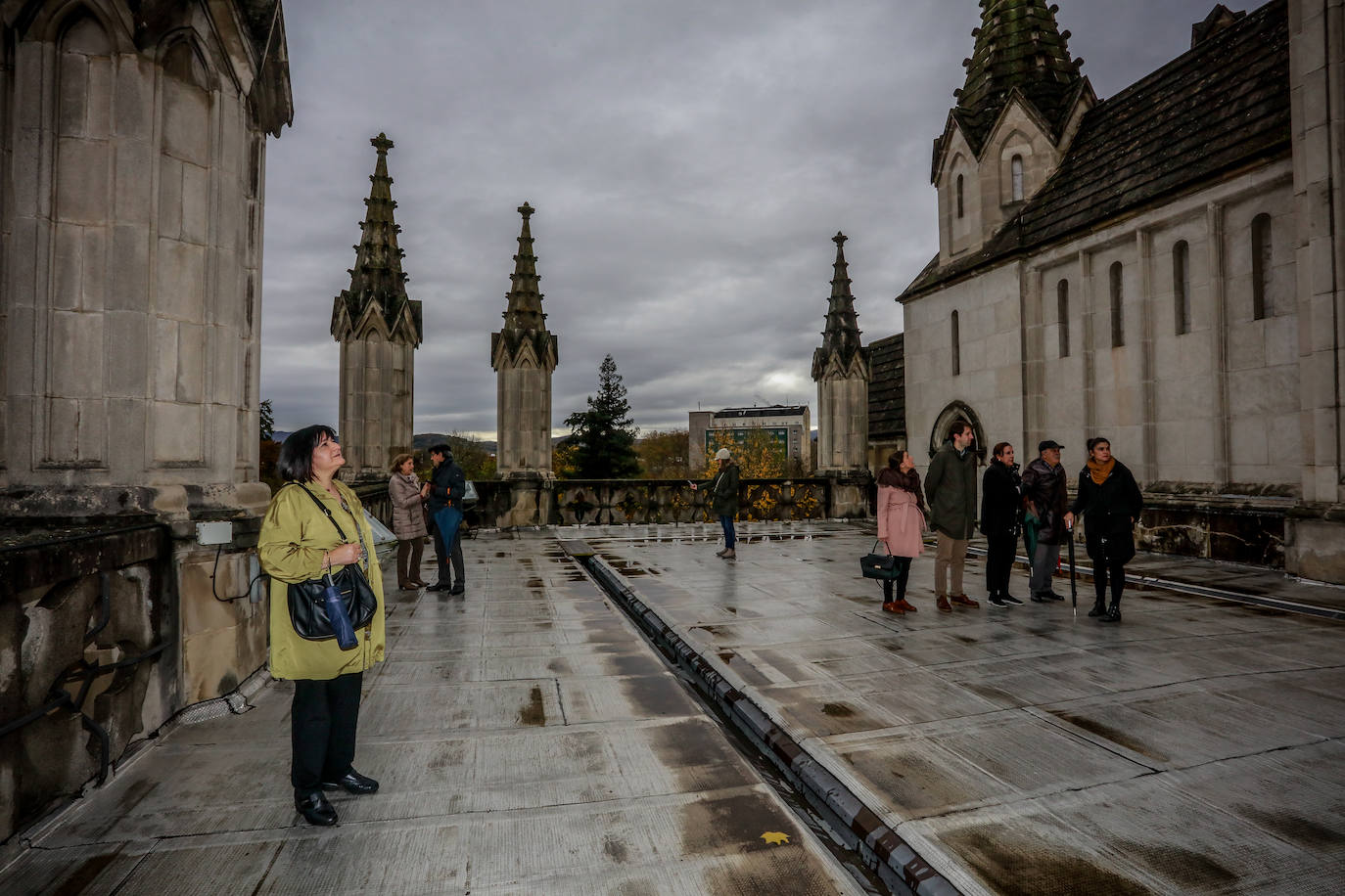 Los suscriptores de EL CORREO han podido disfrutar de unas bellas vistas desde la azotea del templo.