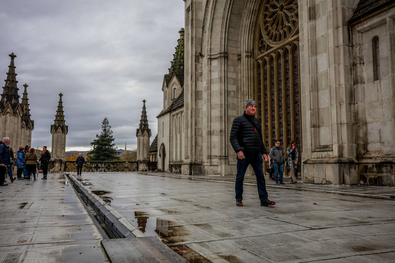 Los suscriptores de EL CORREO han podido disfrutar de unas bellas vistas desde la azotea del templo.