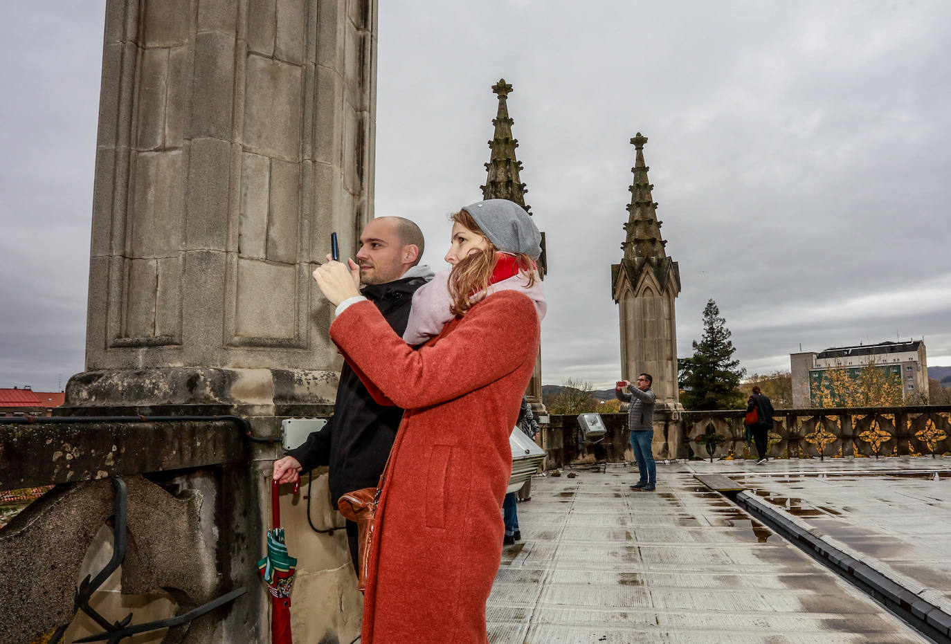 Los suscriptores de EL CORREO han podido disfrutar de unas bellas vistas desde la azotea del templo.