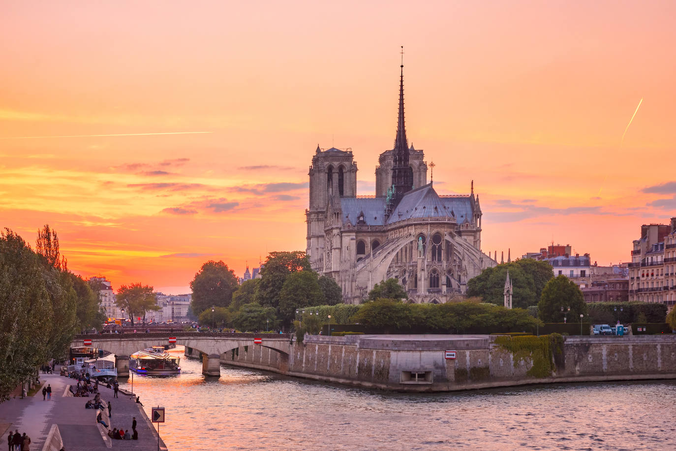 Catedral de Notre-Dame (París, Francia). «La casi pérdida de una amada catedral y un ícono global nos recuerda la profundidad de la conexión humana con los lugares patrimoniales y el trauma personal que puede traer su destrucción» WMF