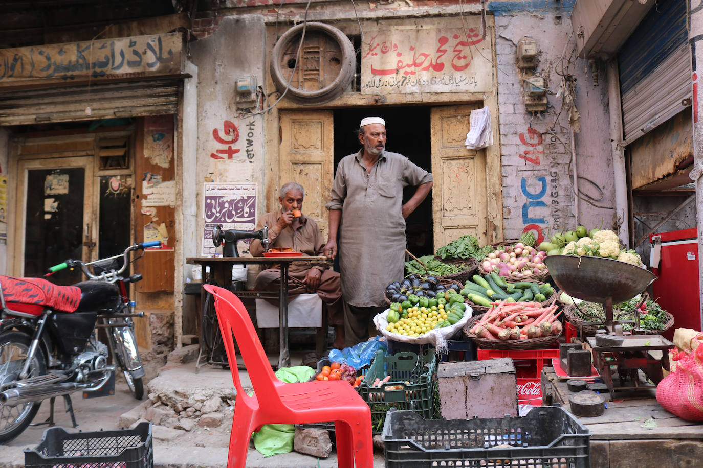 Bazar Anarkali (Lahore, Pakistán).