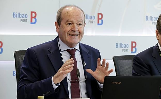Ricardo Barkala, presidente de la Autoridad Portuaria de Bilbao. 