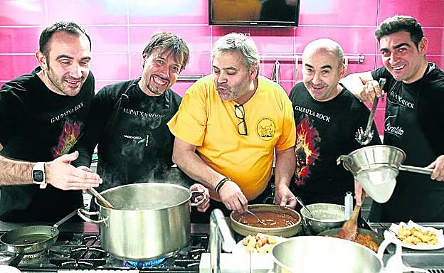 Jorge Hinojal, Jorge Fernández de Landa, Txusmari Barrio, Javier Pascual y David Francés. 