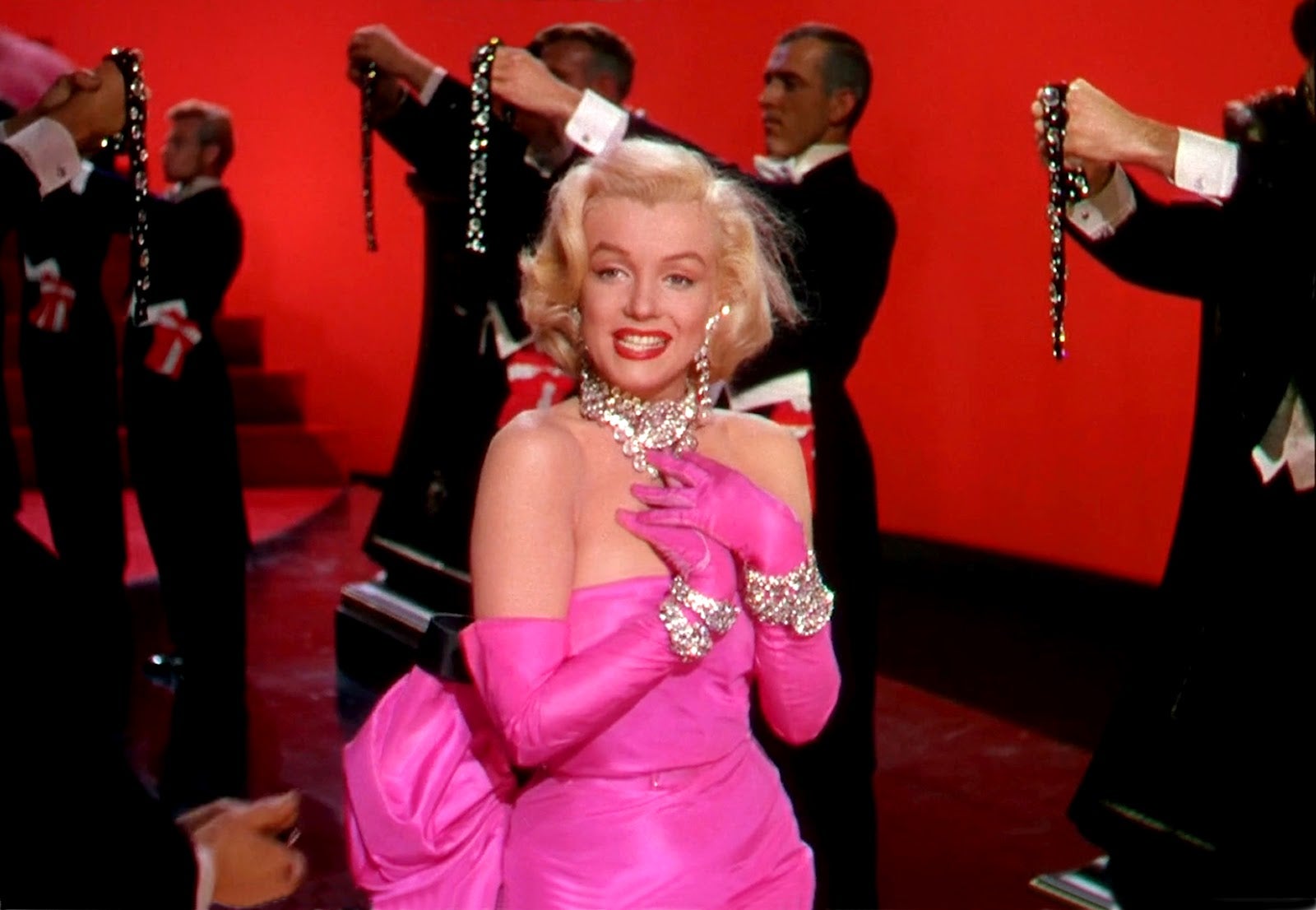 Marilyn Monroe en la película 'Los caballeros las prefieren rubias'