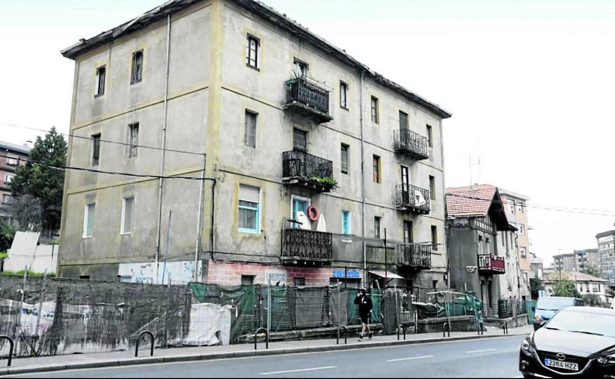 Edificios encuadrados en la zona de Sarrikobaso, en Algorta. 