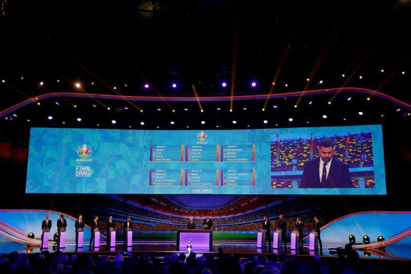 Fotos: Las mejores imágenes del sorteo de la Euro 2020