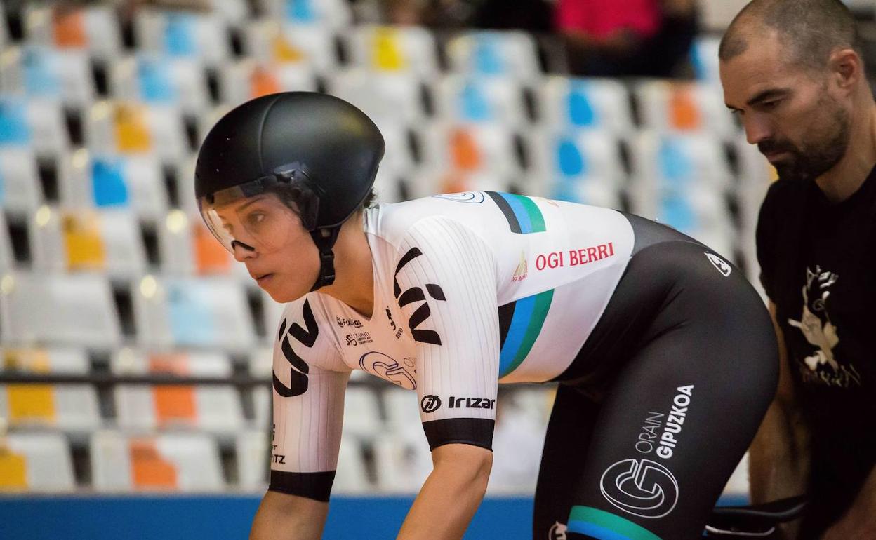 Tania Calvo en una prueba celebrada anteriormente.