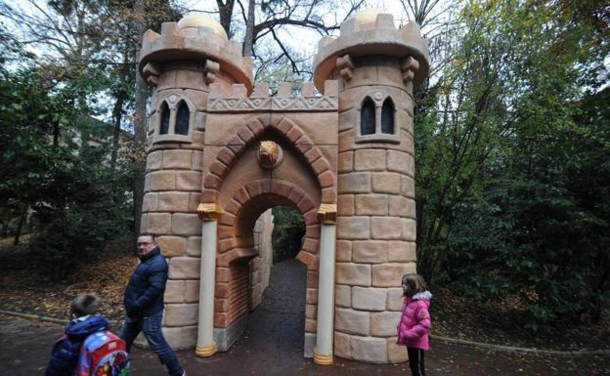 El nuevo castillo de Herodes del Belén de La Florida.