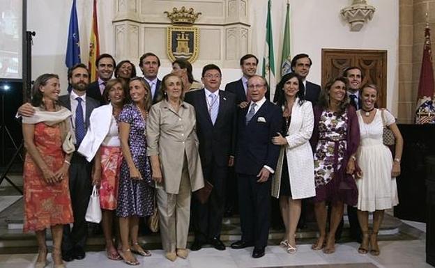 La familia Ruiz-Mateos, en un acto en el 2006.