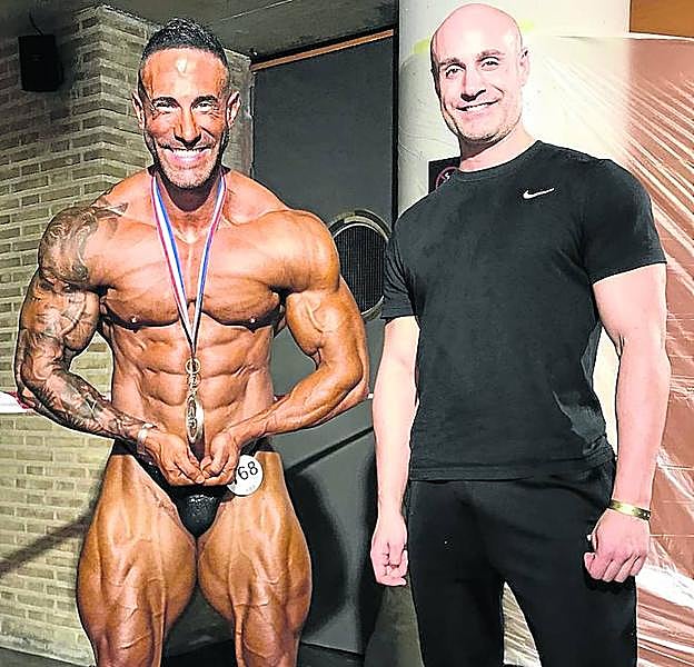 Guzmán, con su medalla de bronce en Girona. 