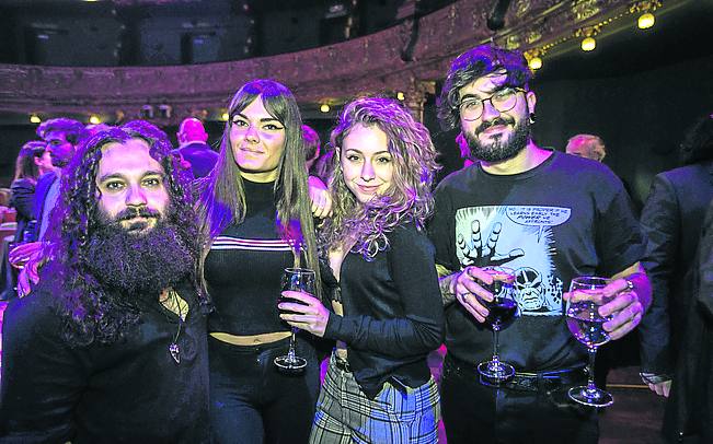 Alexis Cid, Sandra Cabeza, María Rubio y Wismichu.