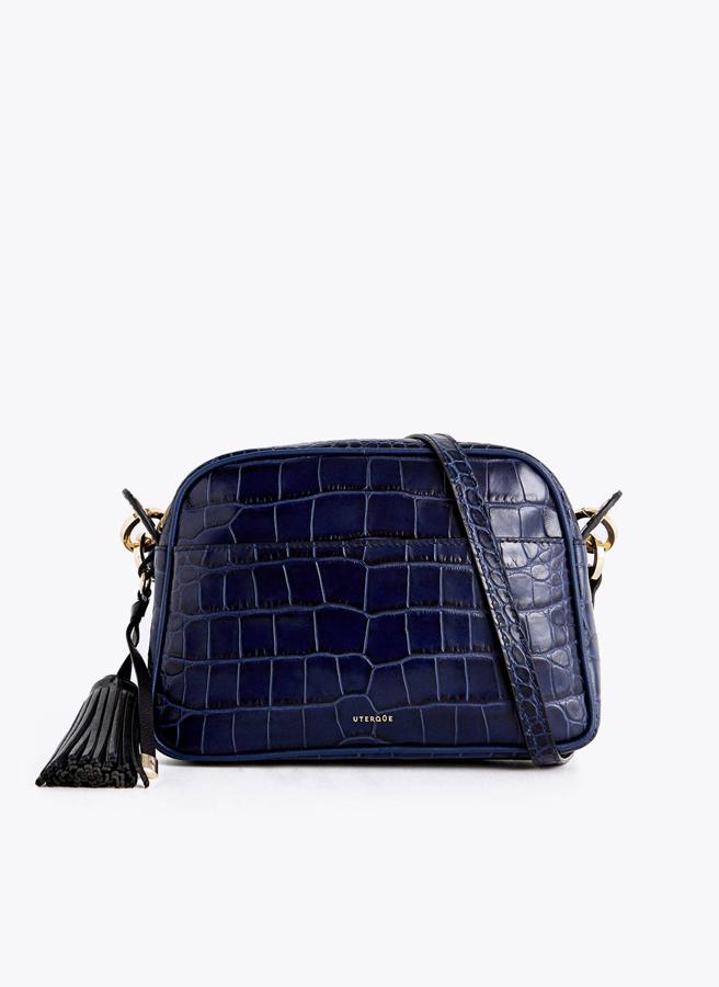 Bolso efecti piel grabada, de Uterqüe (99 euros).