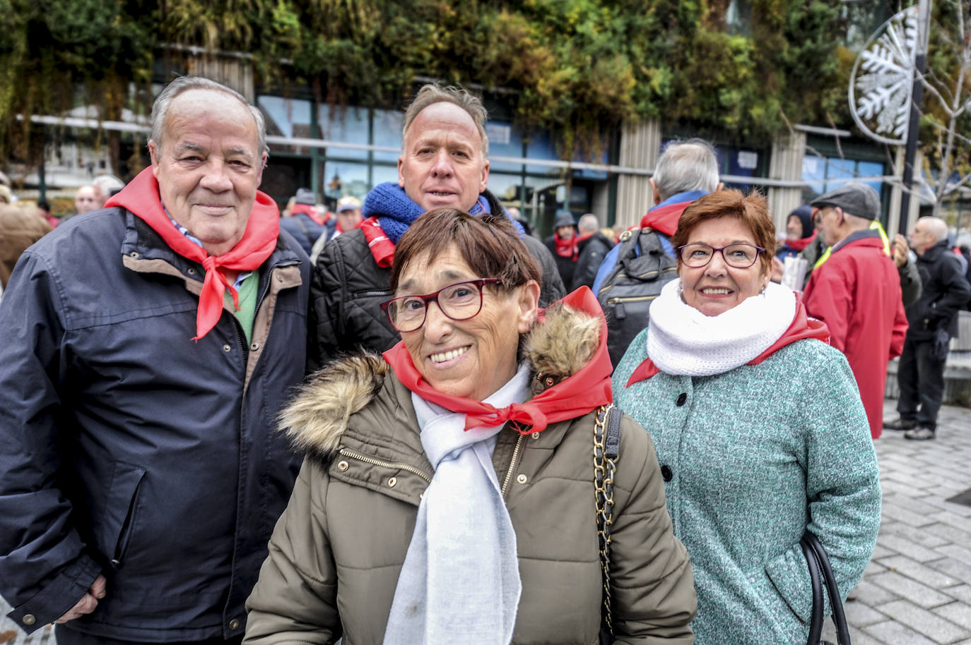 Una de las marchas ha partido desde el Palacio de Congresos Europa de Vitoria.