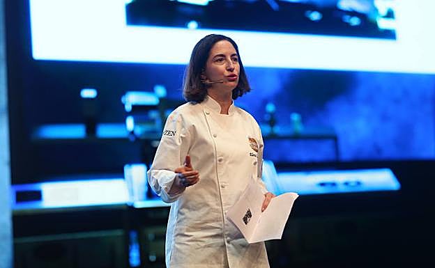 Elena Arzak, durante su intervención.