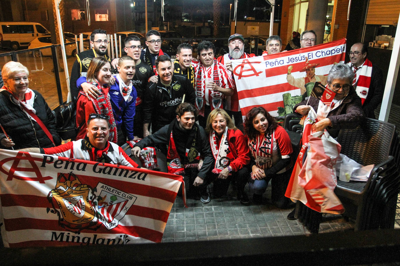 Aficionados al Athletic de muchos puntos de España se dan cita en Alicante