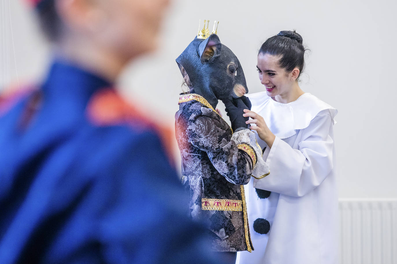 Fotos: Alumnos del conservatorio de danza ensayan &#039;El Cascanueces&#039; de la mano del Ballet de San Petersburgo